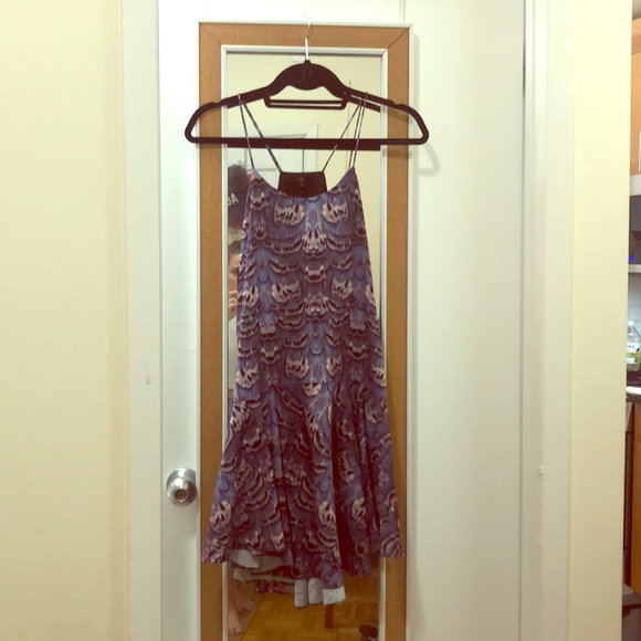 Tibi high low hem spaghetti t-strap dress - Picture 1 of 4